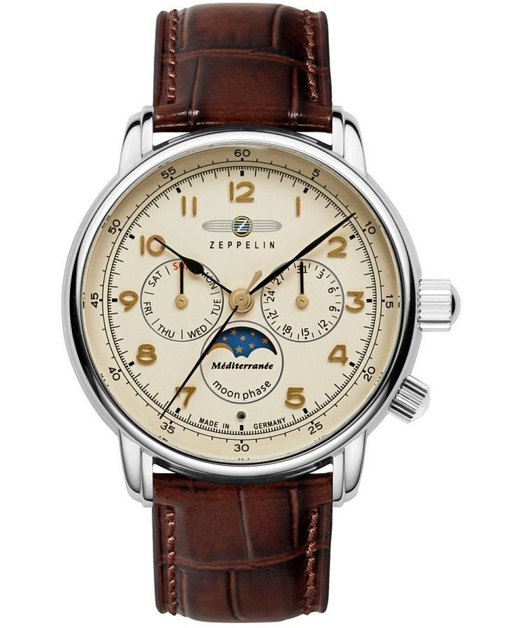 Pánské hodinky Zeppelin Mediterranee Moonphase Zeppelin-9636-5