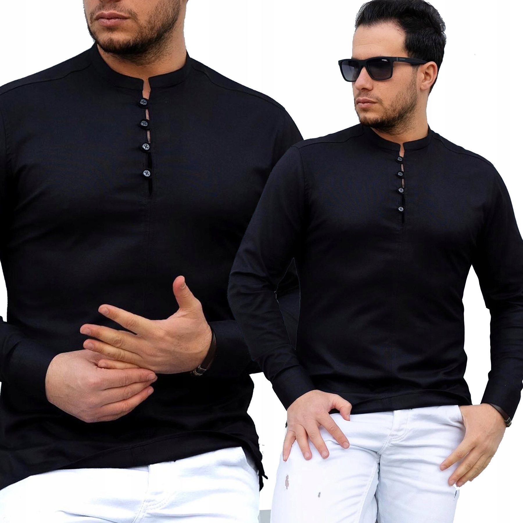 Pánská Košile Casual Se Stojáčkem Denní Hladká Novinka