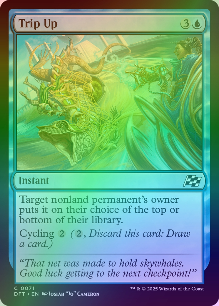 [mtg] Trip Up (dft) *foil*