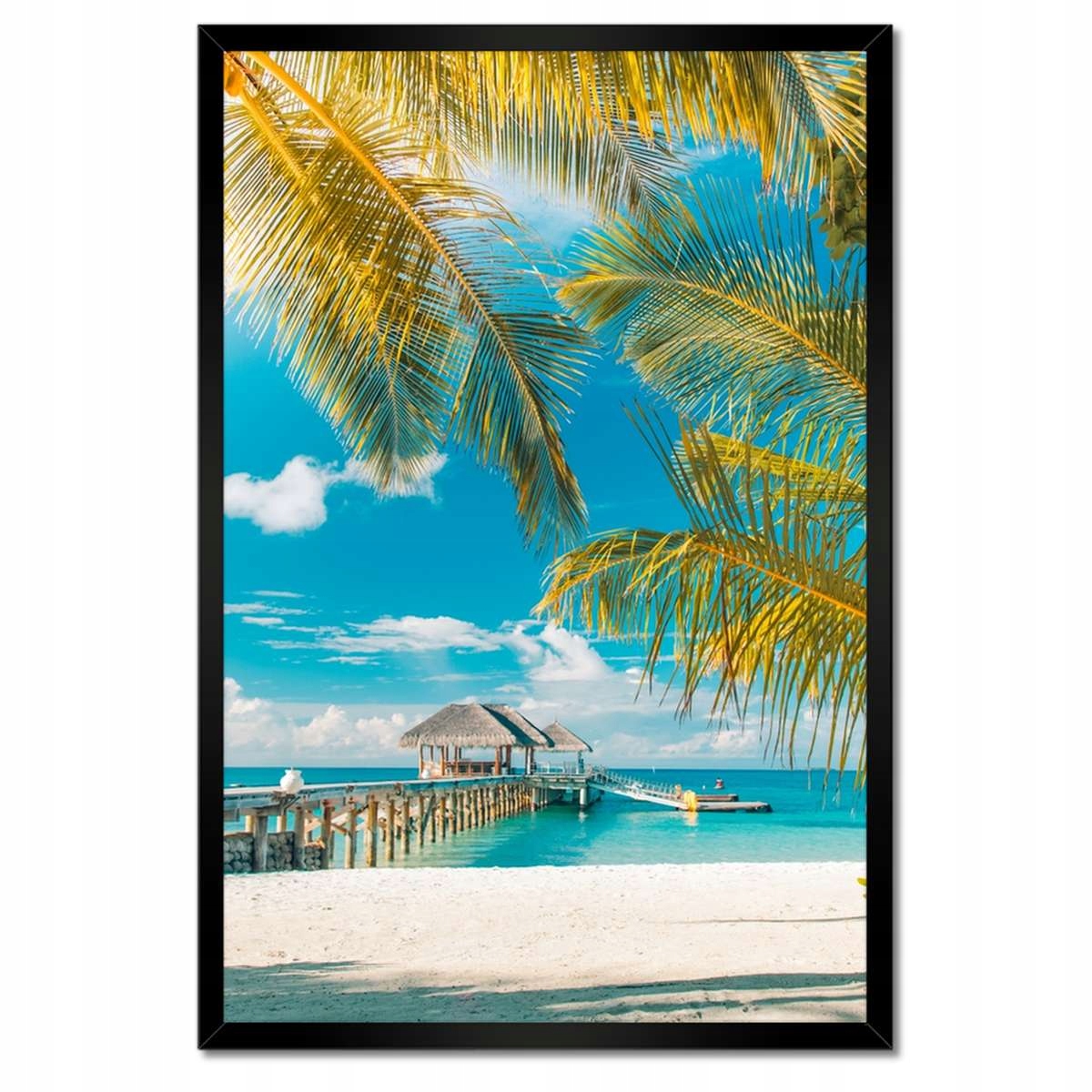 Plakáty v rámu 40x60 Tropiki Krajina Palma