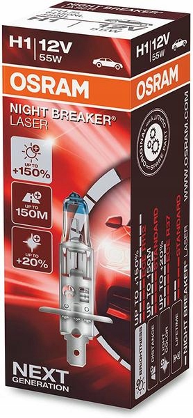 

Osram Night Breaker Laser Next Gen +150% H1 12V