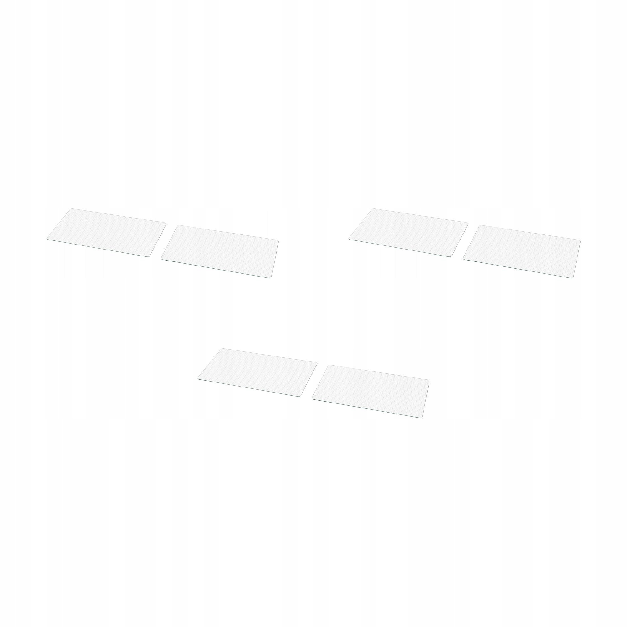 3 ks Kryt varné desky sklo 52 x 30 cm Insug