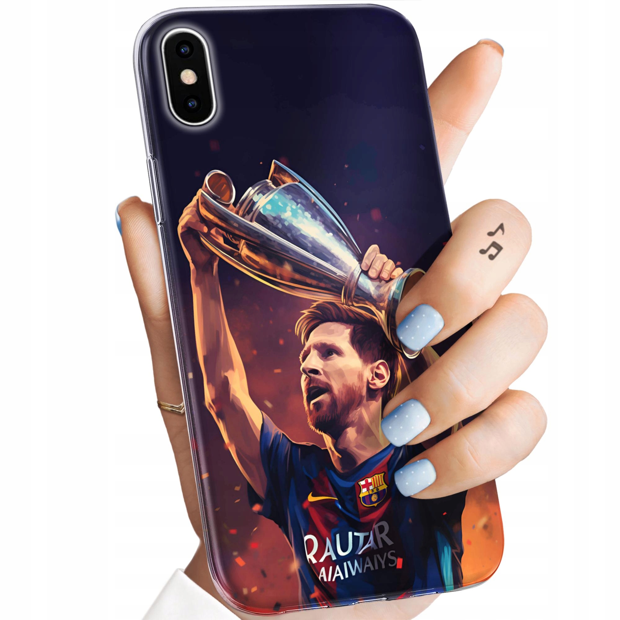 Etui Do Iphone Xs Max Piłka Nożna Z Piłkarzami Kluby Piłkarskie Case