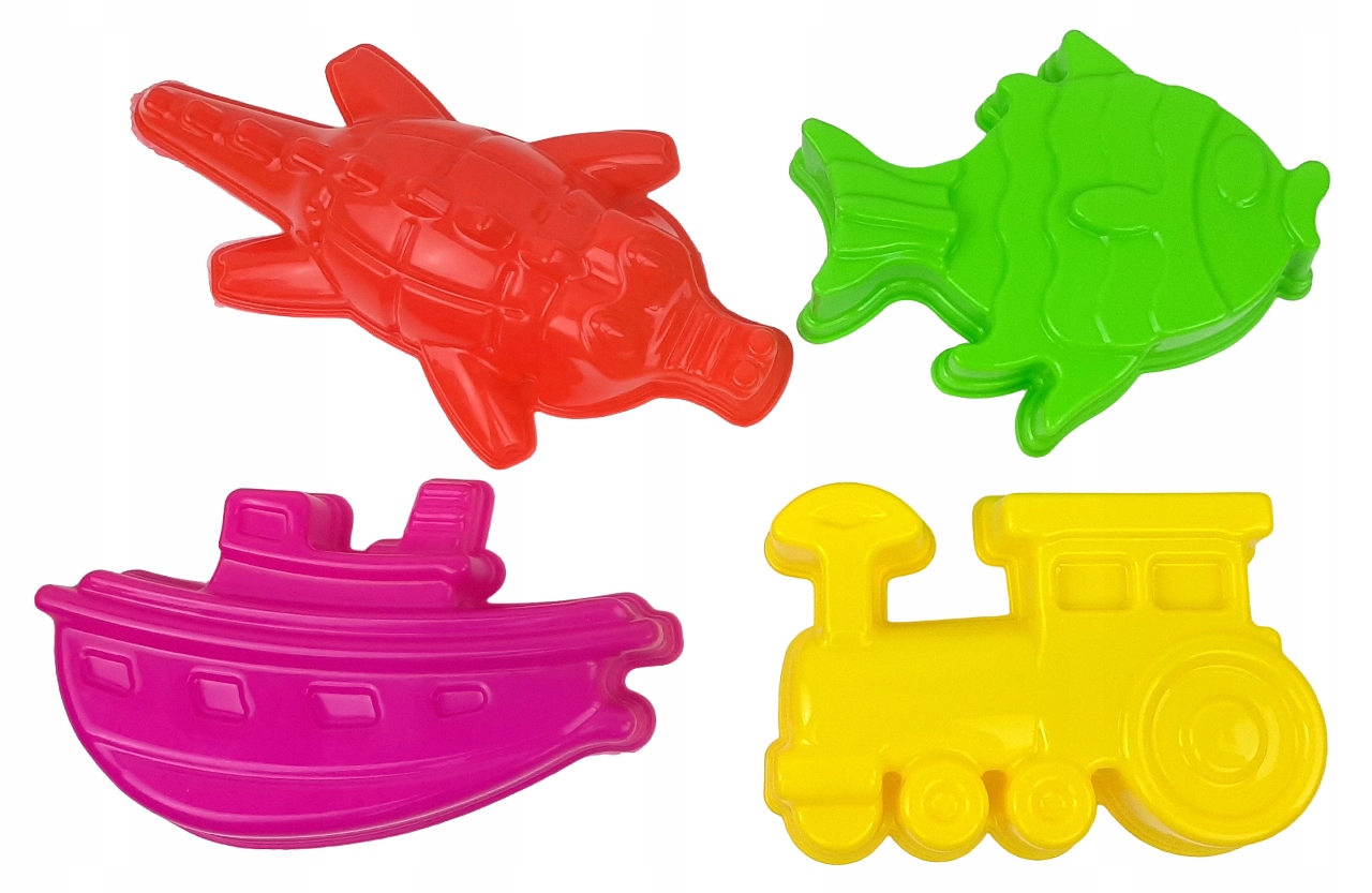 FOREMKI ZABAWKI DO PIASKU PIASKOWNICY 4 EL. Rodzaj zestaw