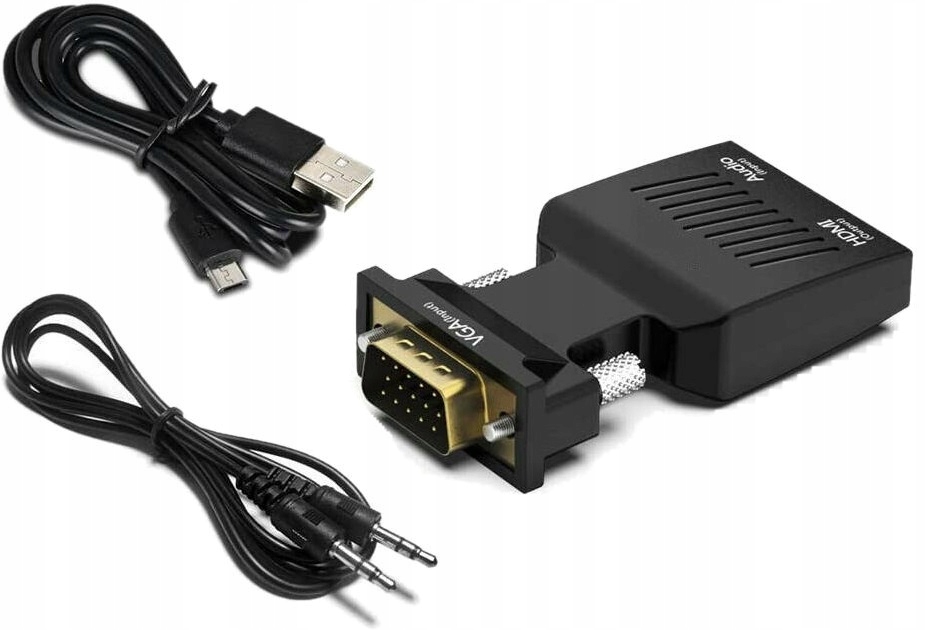 

Adapter Przejściówka Vga D-sub Dzwięk Na Hdmi