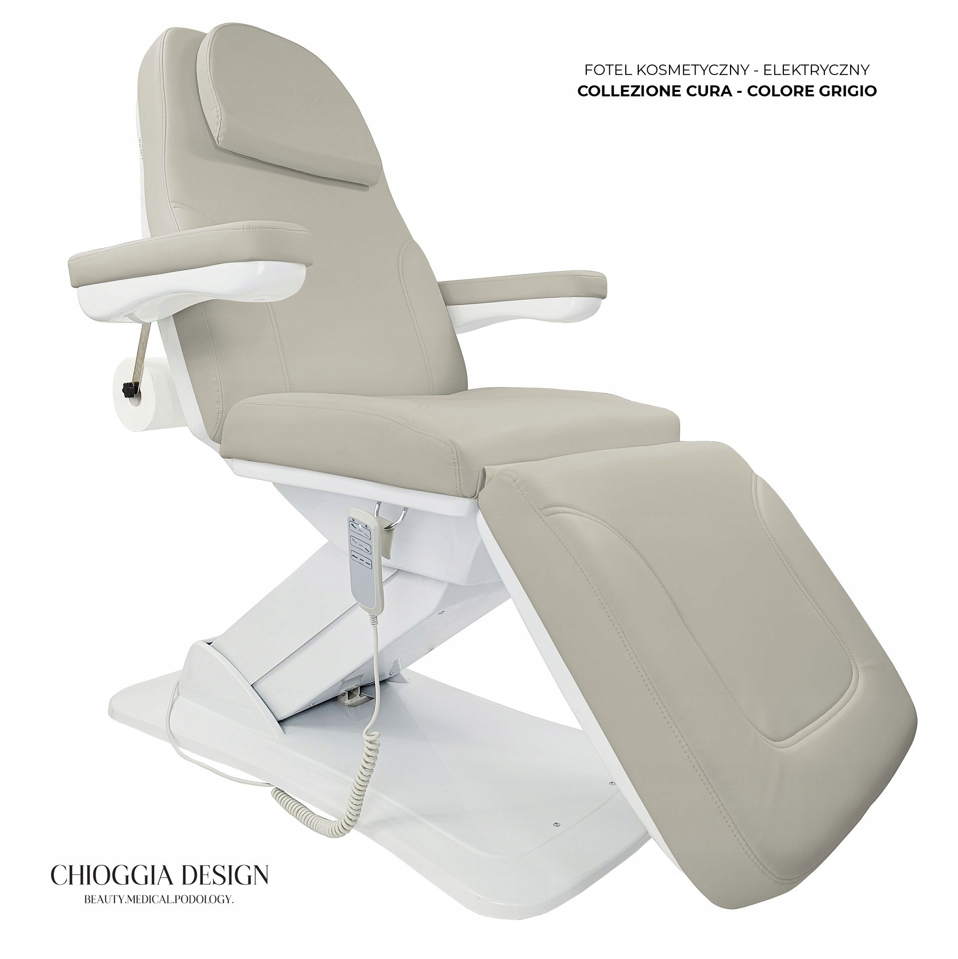 Chioggia Design Elektrické kosmetické křeslo Collezione Cura 3 motory