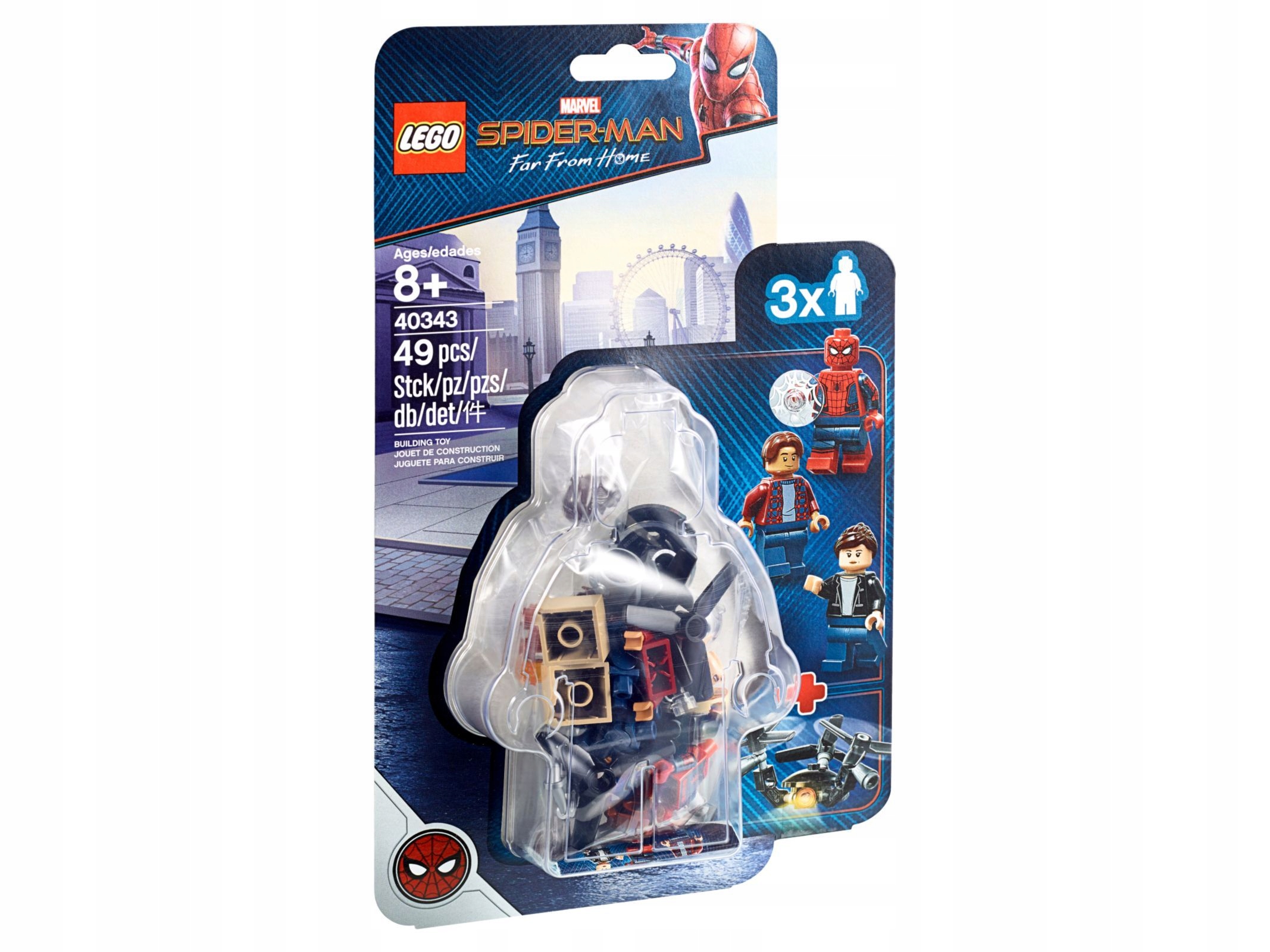 Nowy Lego Heroes 40343 Spider-Man i Włamanie Do Muzeum Misb 2019