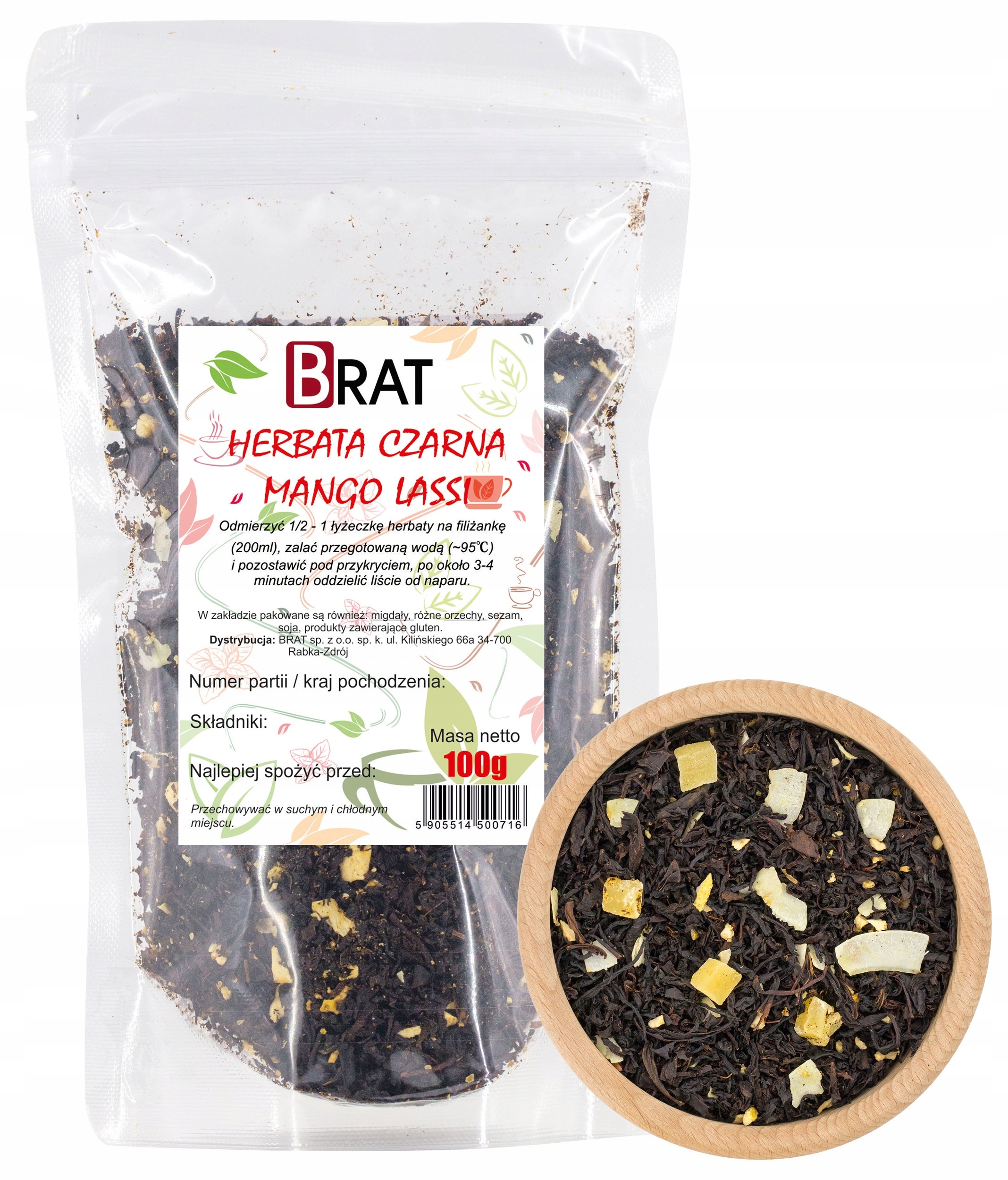 Brat Čaj černý Mango Lassi 100 g