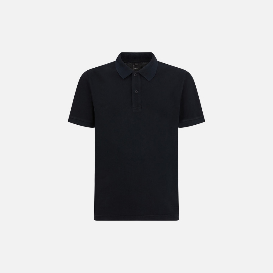 Geox Modré pánské polotričko Polo modrá