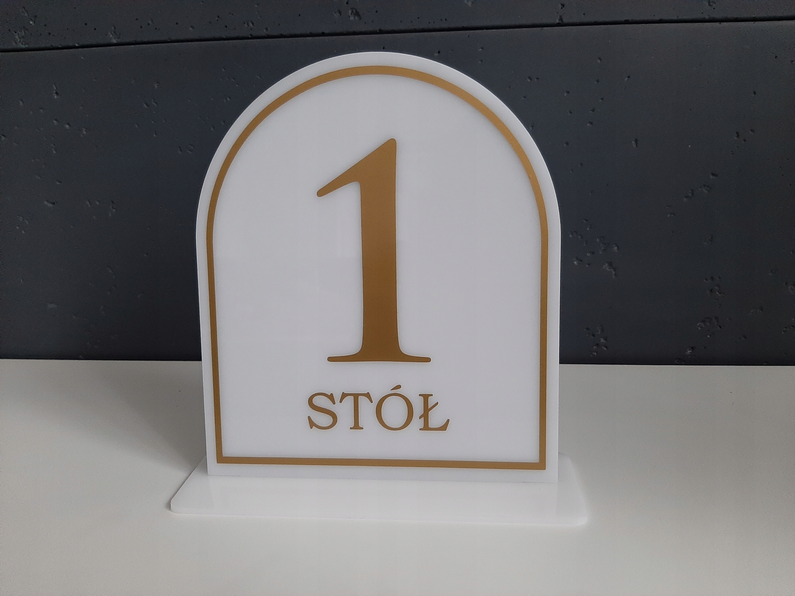 

Numery winietki na stół, wesele, ślub cyfra pleksa