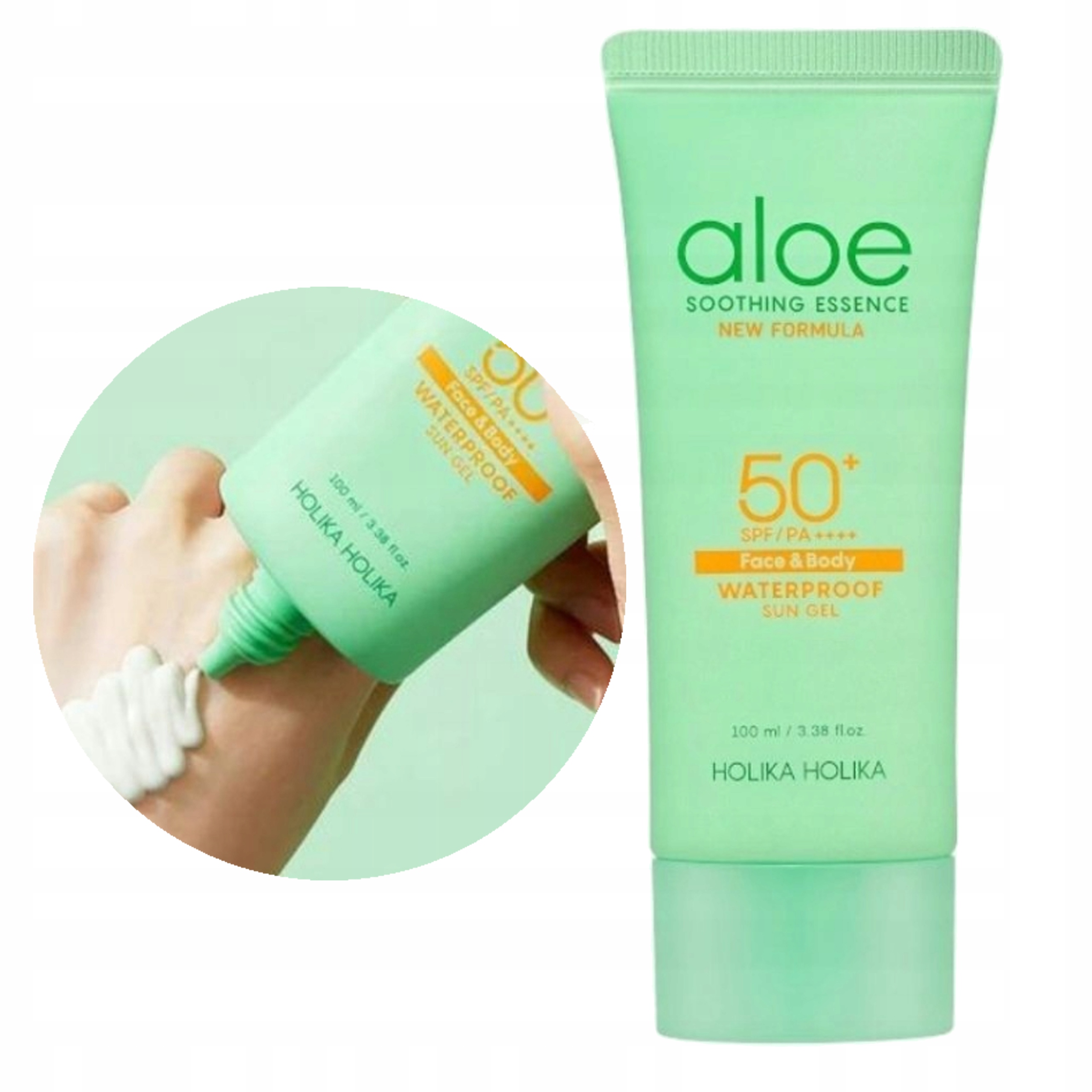 Holika Holika Aloe Spf 50 Wodoodporny Krem Żel Przeciwsłoneczny Twarz Ciało
