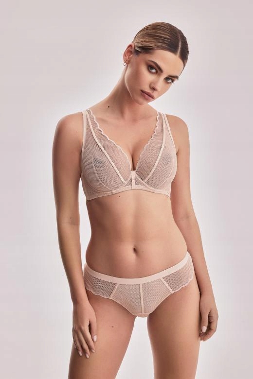 Biustonosz Chita M Bralette Braletka 75C beż Kolor beżowy
