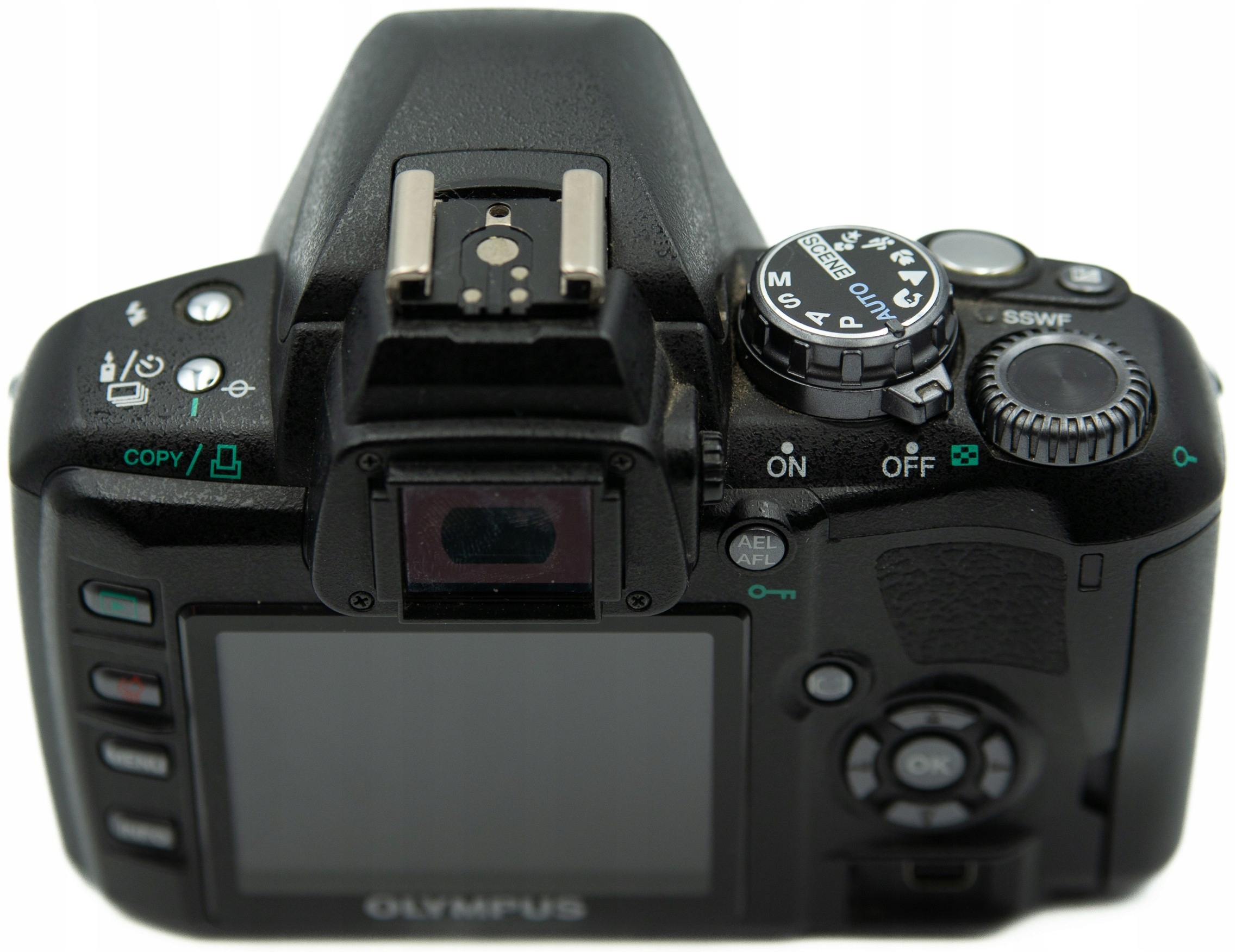 APARAT LUSTRZANKA OLYMPUS E-410 BODY / PRZEBIEG 15323 Rozmiar matrycy 4/3