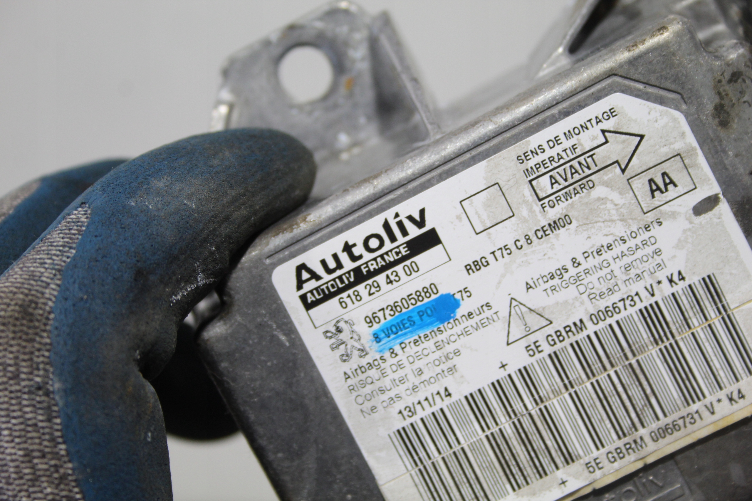 SENSOR AIRBAG PEUGEOT RCZ LIFT 9673605880