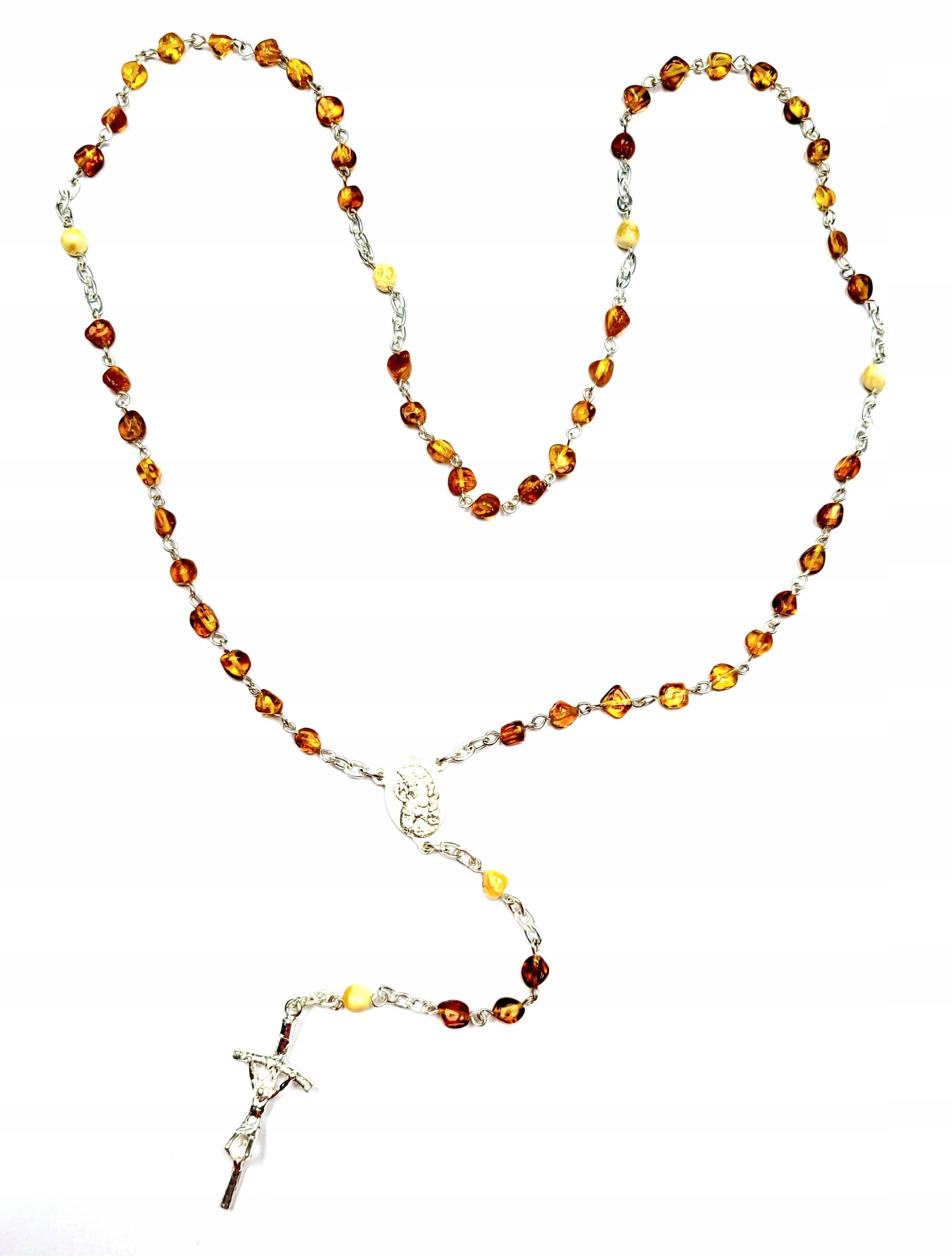 Růženec Z Jantaru Orginál Svaté Přijímání Certifikát