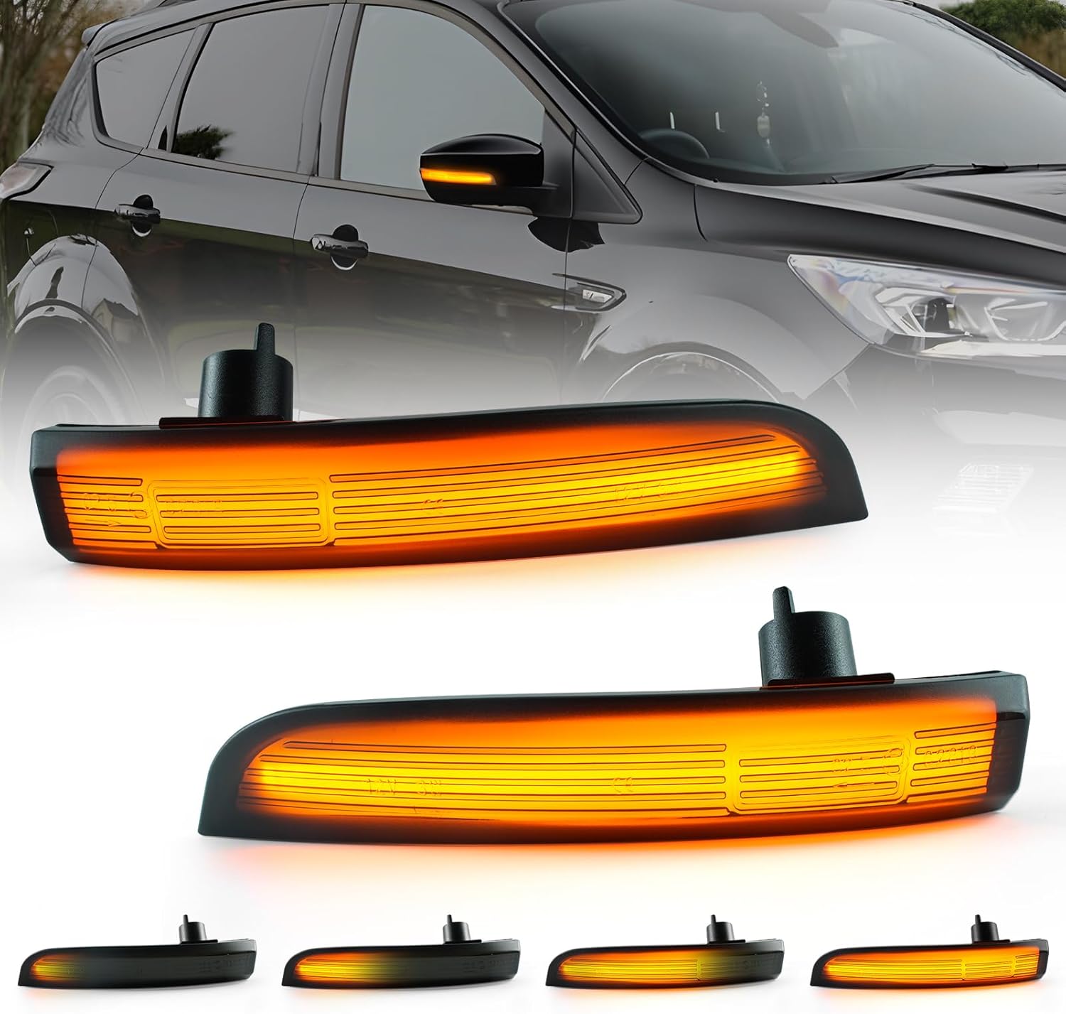 Led Dynamické Směrovky Ford Ecosport Kuga II MK2 Escape Kouřové
