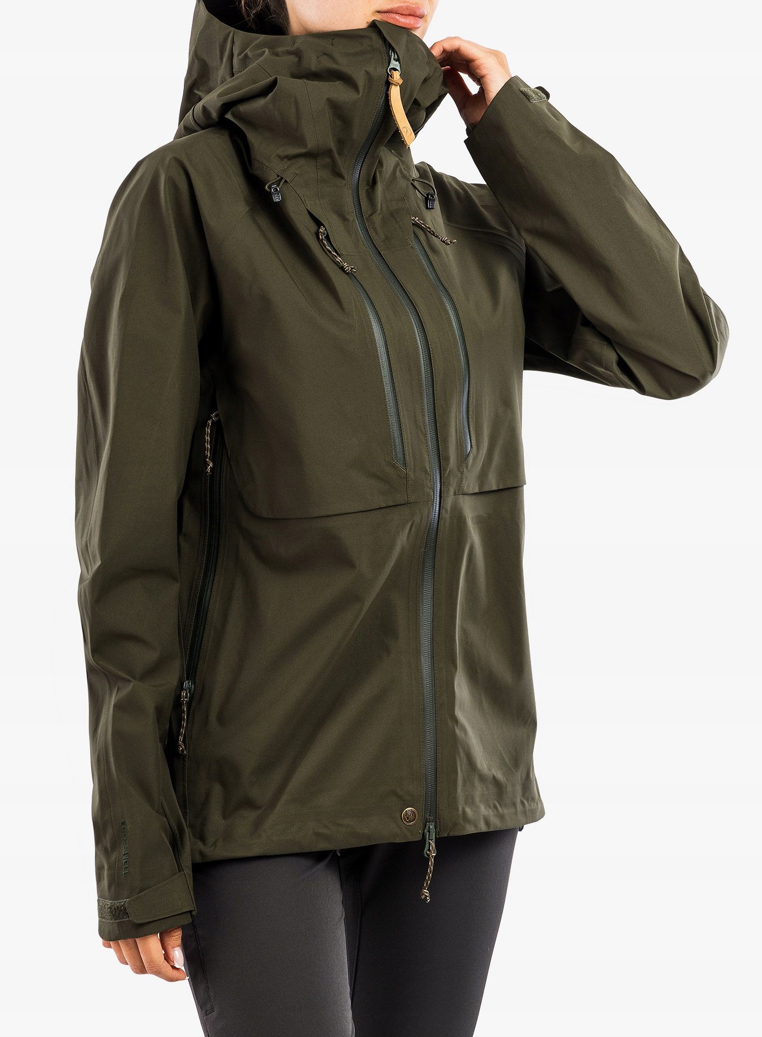 Dámská bunda Fjallraven Keb Eco-Shell Jacket deep forest Xs