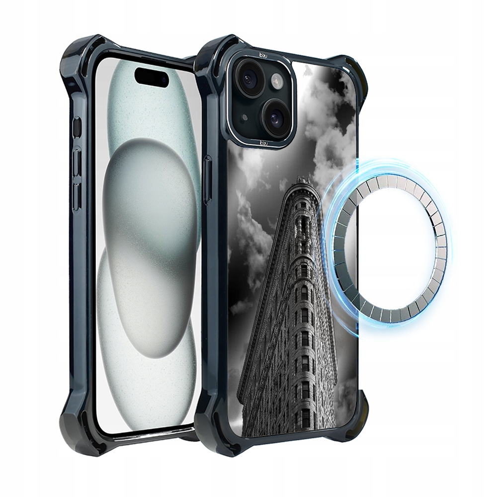 Pouzdro pro iPhone 15 Plus Ibizu DropGuard Ultra s MagSafe, Flatiron