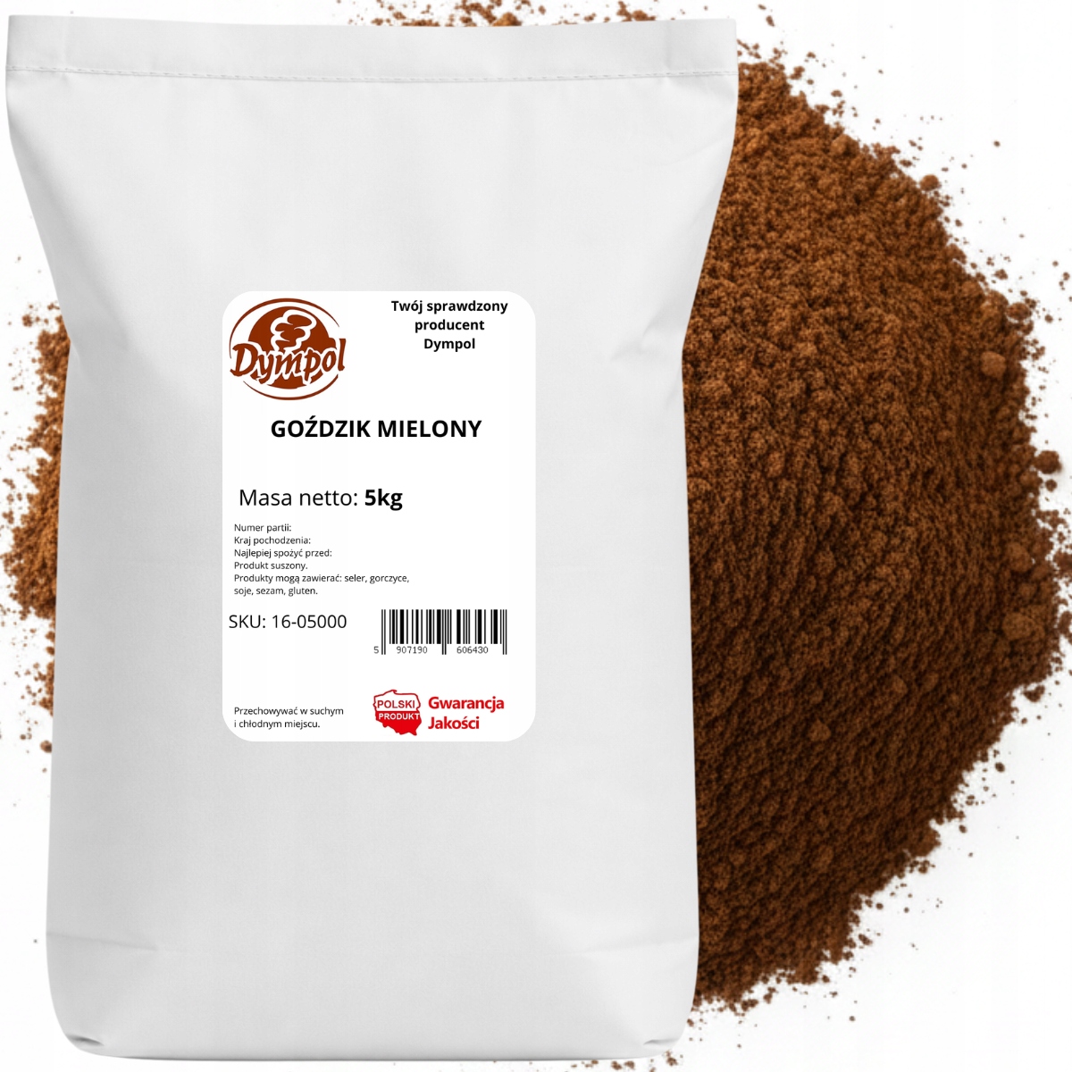 Levně Hřebíček mletý přírodní sušený aromatický bez chemie kvalita Dympol 5 kg