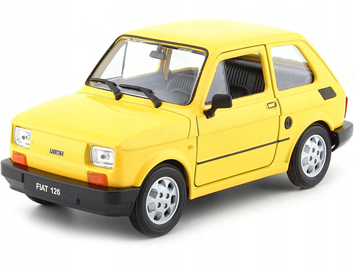 Fiat 126p Maluch Kaszlak Prl Polský Malý 126 p Welly 1:21 Model auta