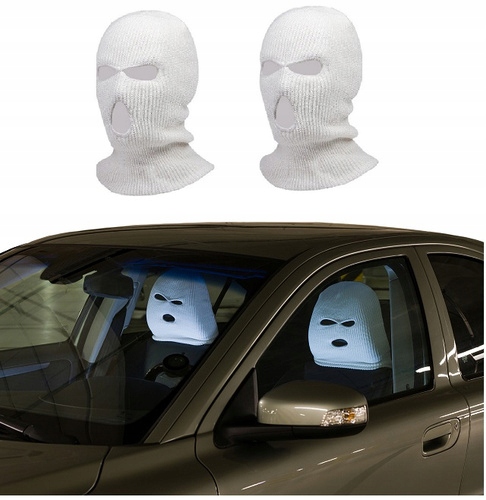 Kominiarki Na Zagłówki Samochodowe 2SZT Dla Kierowcy Niego Pokrowce