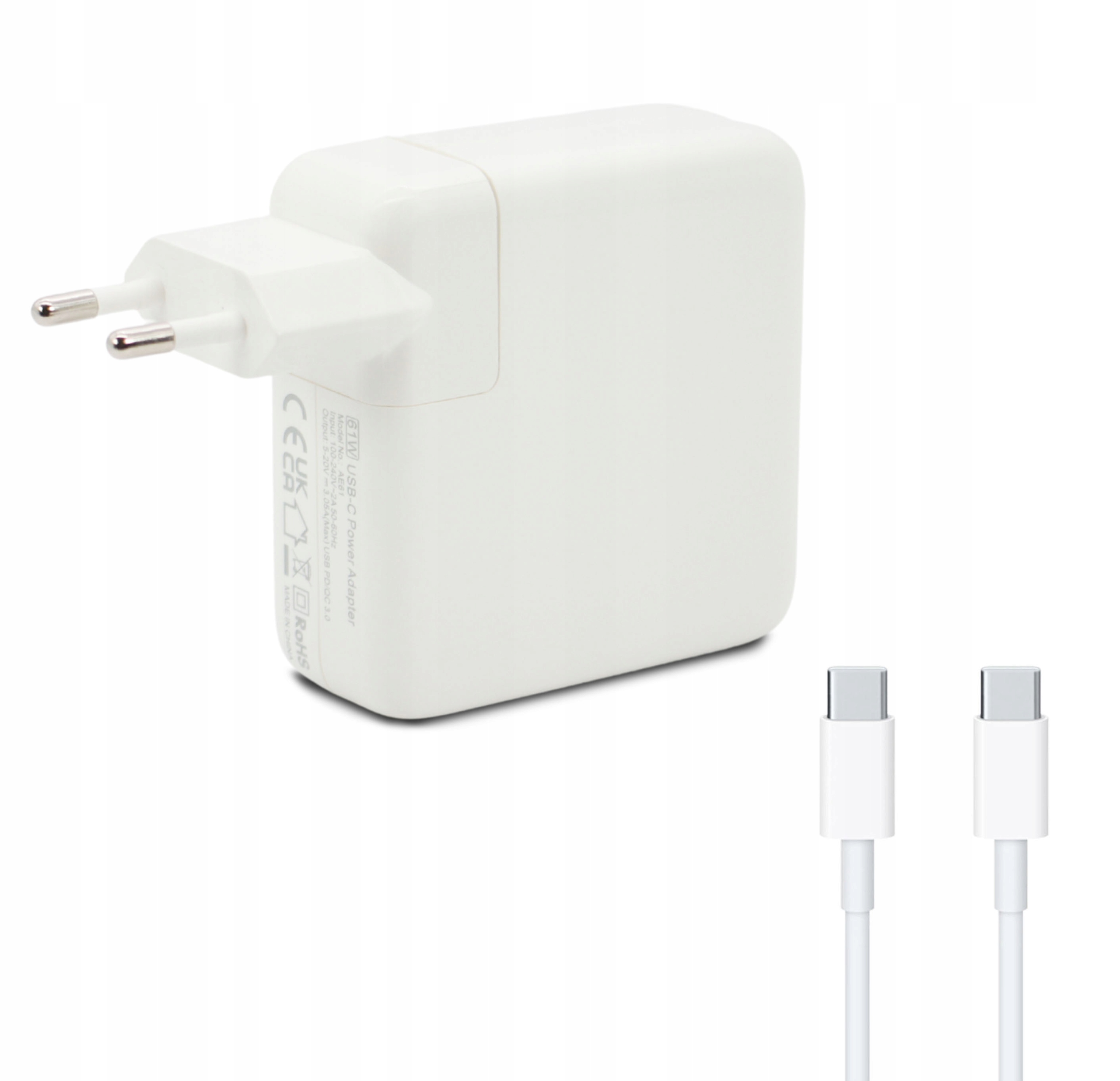 Rychlá síťová nabíječka| Usb-c 61W Ajp 20V 3.05A kabel bonus!