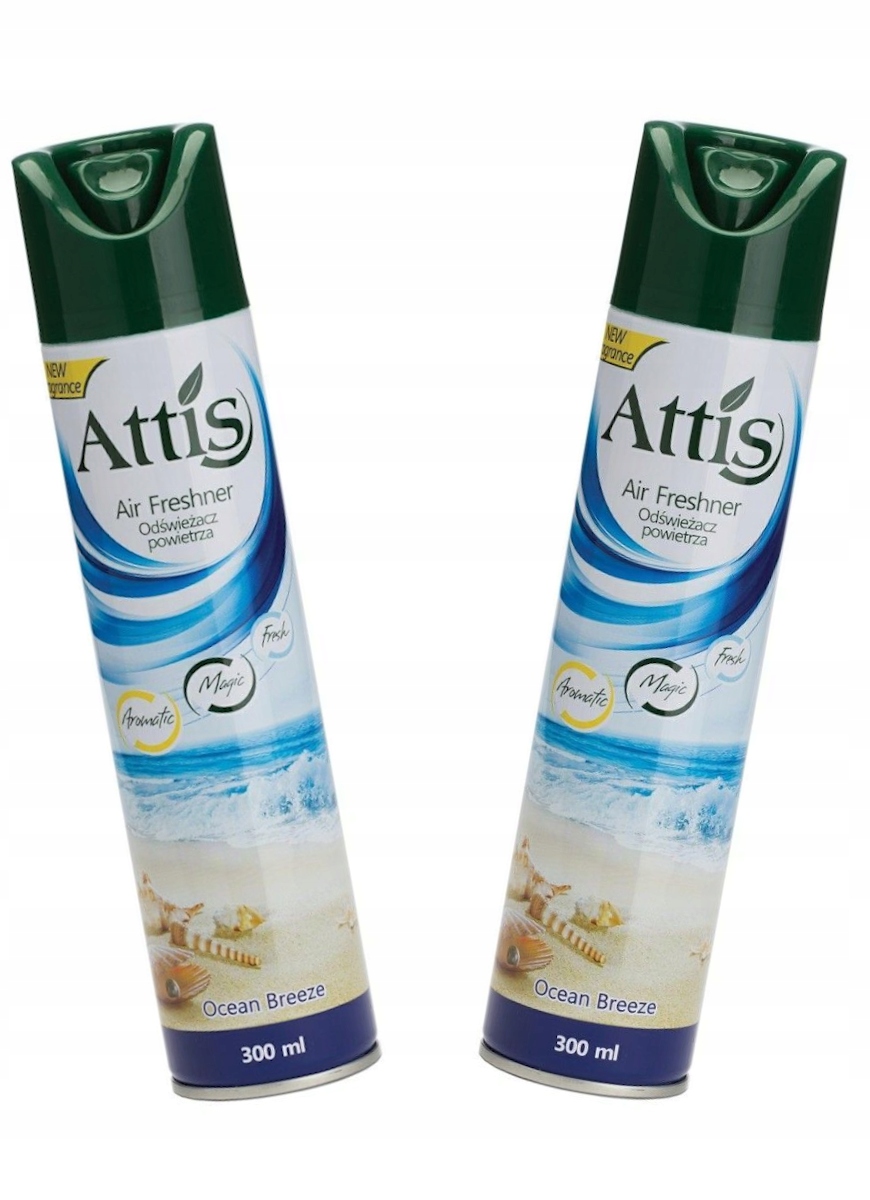 

Odświeżacz powietrza aerozol Attis 300 ml Ocean