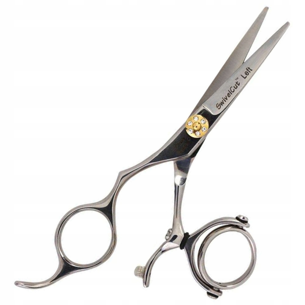 Olivia Garden Kadeřnické nůžky pro leváky SwivelCut Left 5,75"