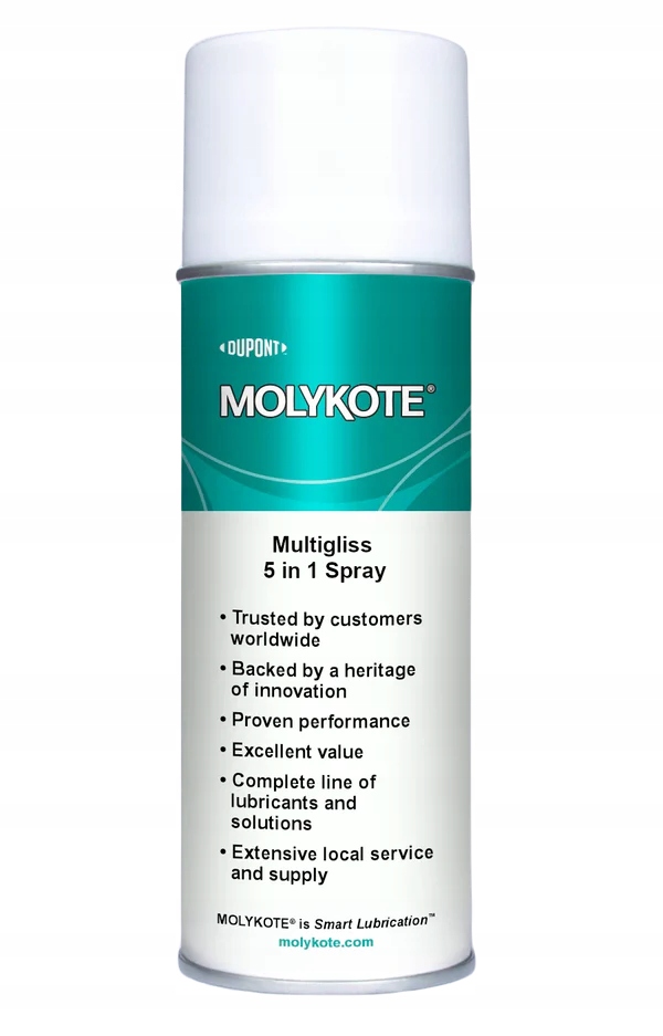 Molykote Multigliss Spray Płyn konserwująco penetrujący 400 ml