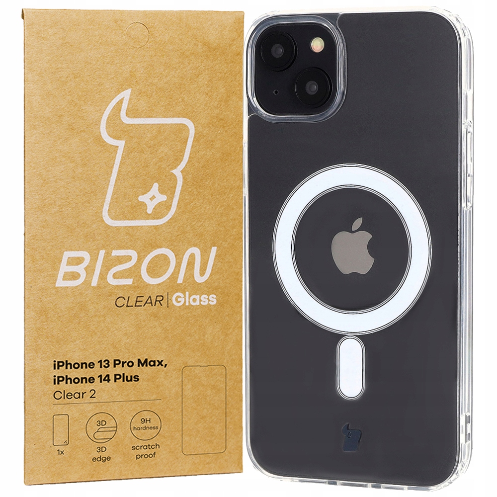 

Etui szkło do iPhone 14 Plus, Bizon, MagSafe