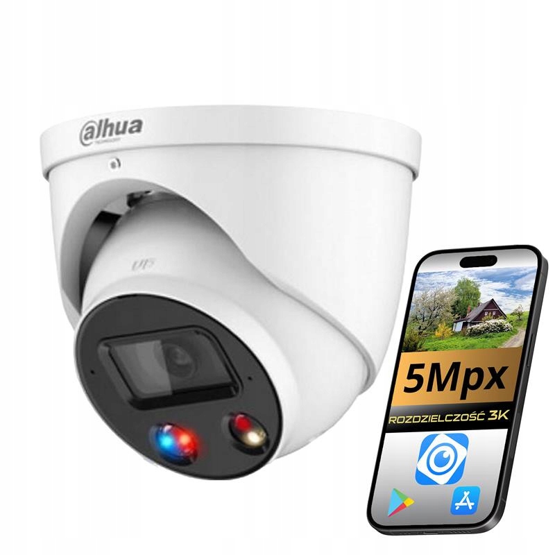 Ip kamera Dahua IPC-HDW3549H-AS-PV-0280B-S5 Starlight FullColor Ir Led TiOC