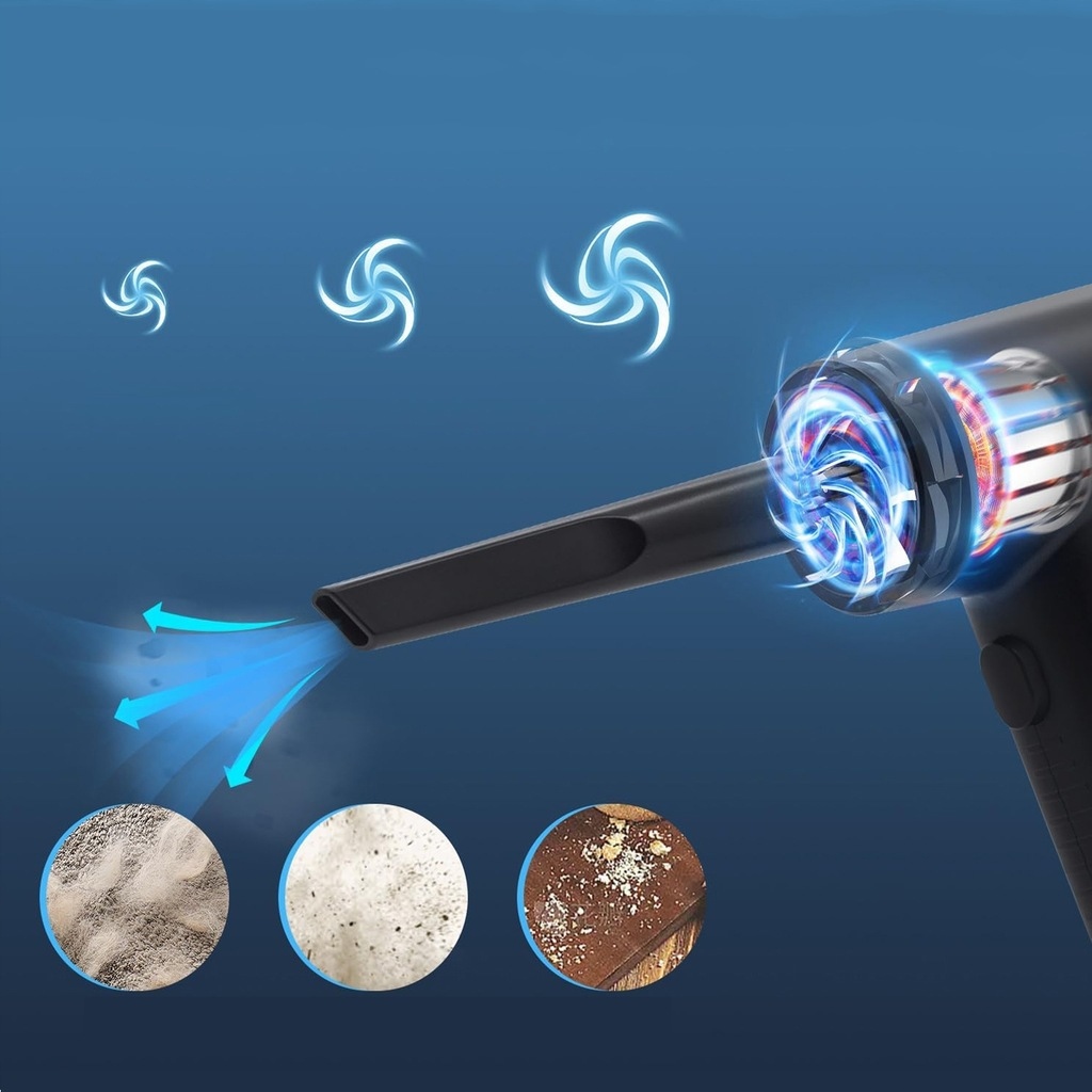 MINI VACUUM CLEANER NA COMPUTER KEYBOARD BLOWER ODKURZACZ 3W1 ZESTAW EAN (GTIN) 0889030599797