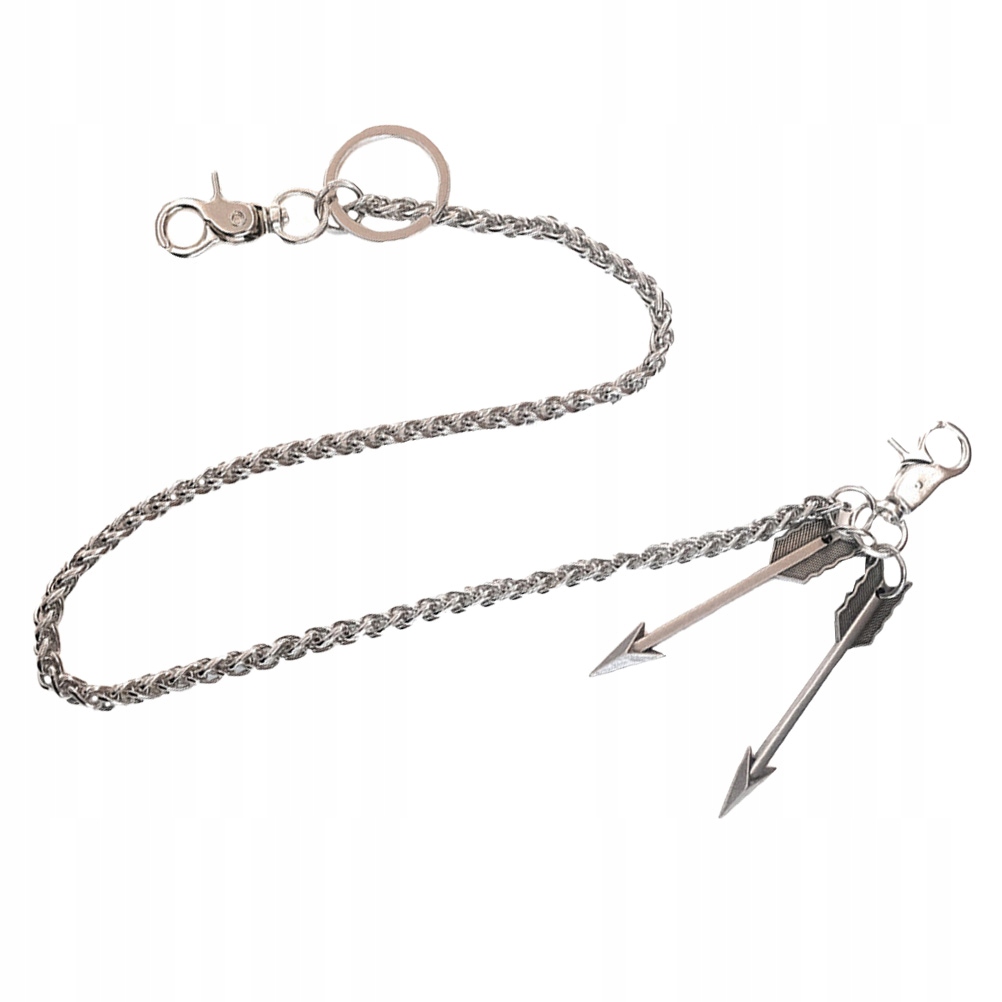 Punk Double Arrow Spodnie Chain Retro Decor Męskie Płeć uniseks