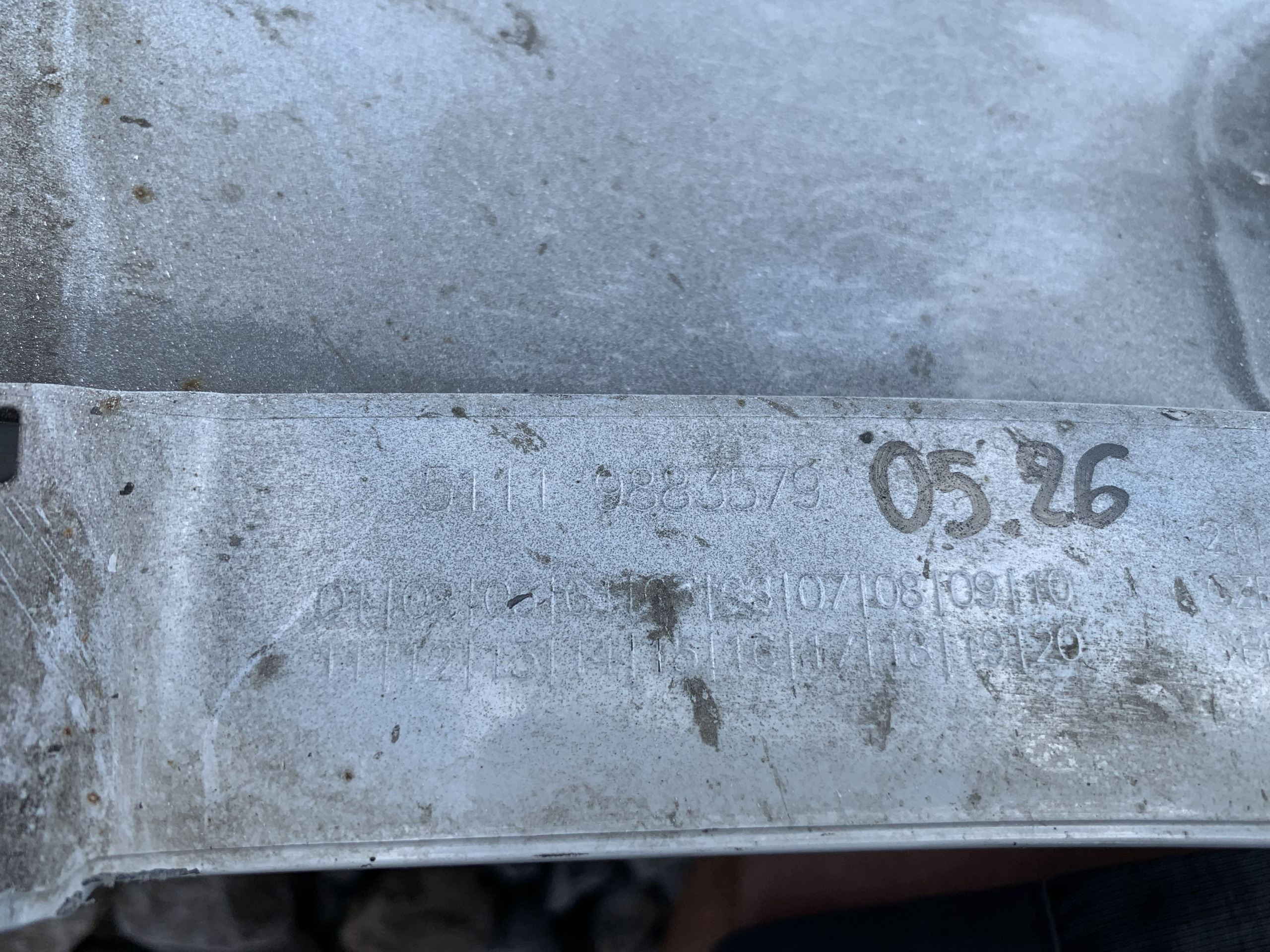 front bumper BMW X1 U11 IX11 22r PDC 51119883579 05.26