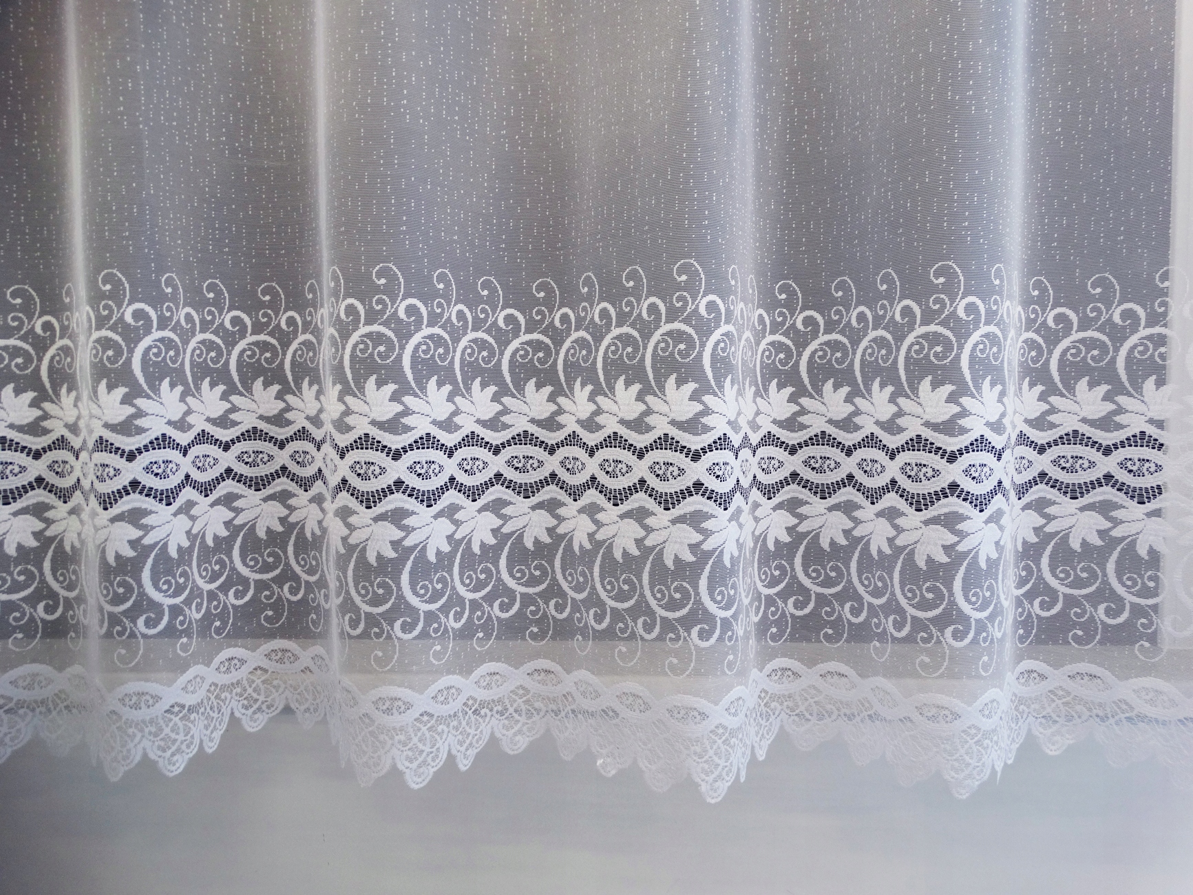 Mg Záclona 618/473 Bílá 350x180 cm Hotová S Páskou M