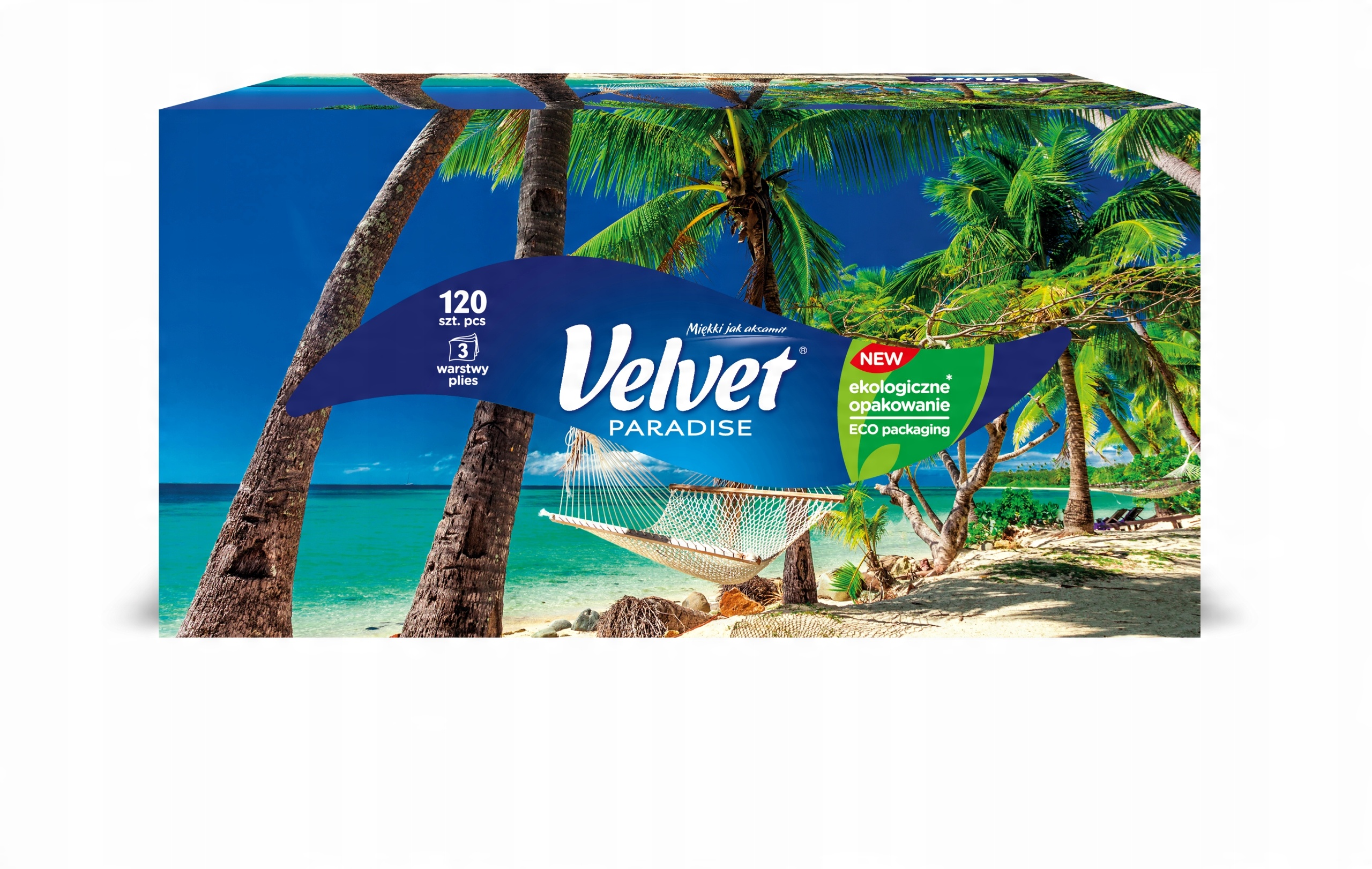 

Velvet Paradise Chusteczki 3 Warstwy 120 Sztuk