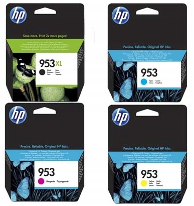 Sada Atramentov Hp 953XL čierna 3 x Hp 953 Cmy