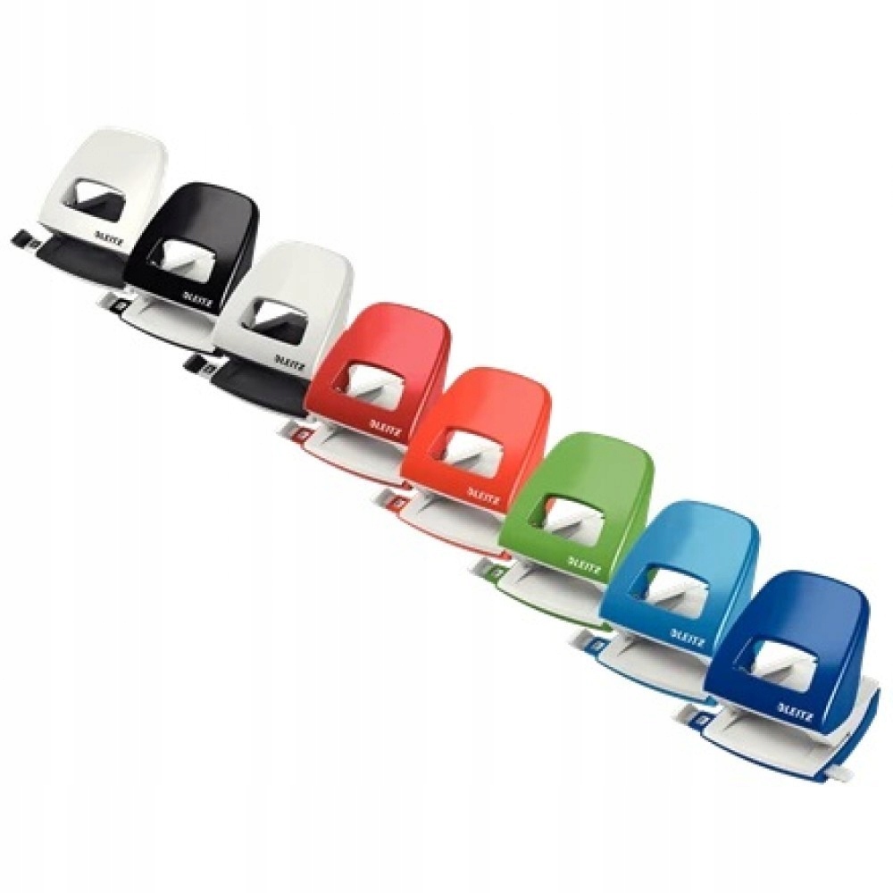 Dziurkacz Leitz 5008, do 30 kartek, niebieski Rodzaj biurkowy