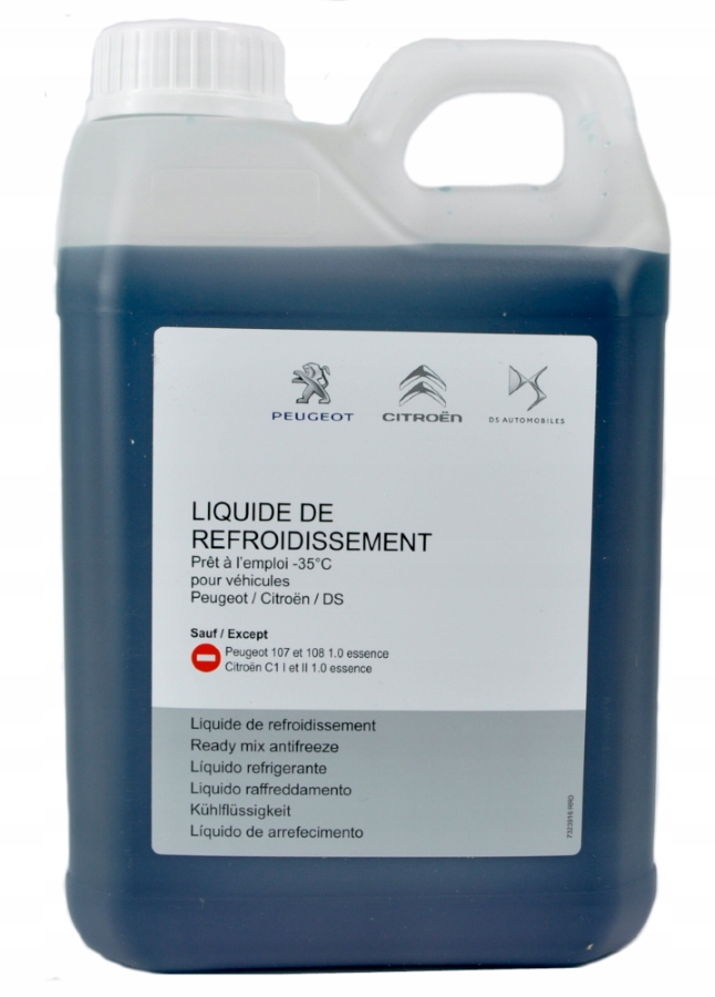 PSA PEUGEOT CITROEN Oryginalny Płyn do Chłodnic 2L