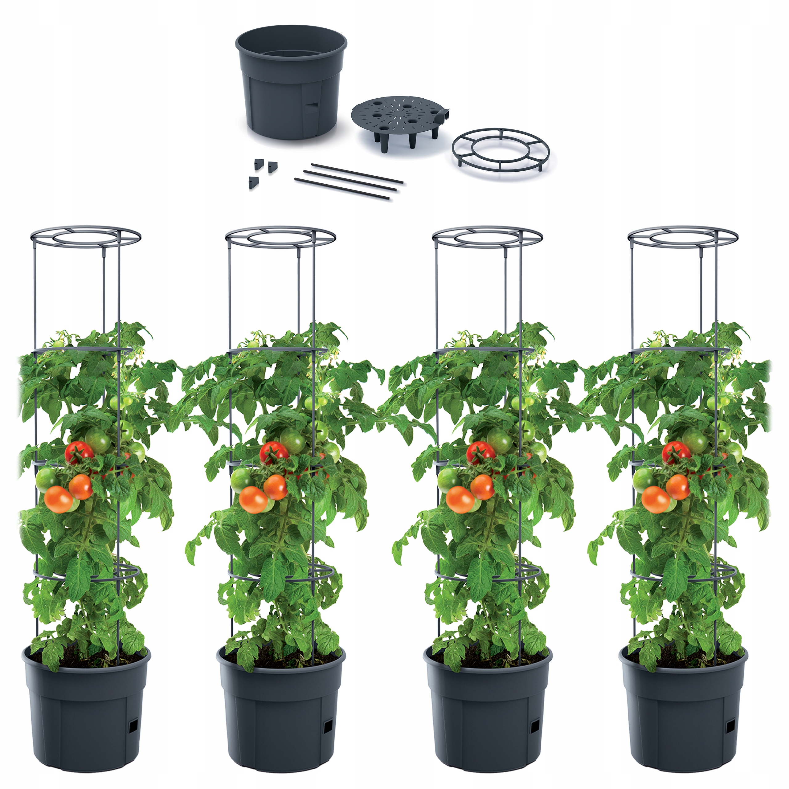 Kvetináč Planter Na Pestovanie Paradajok Kvetináč 28L Sada x 4 ks Grower
