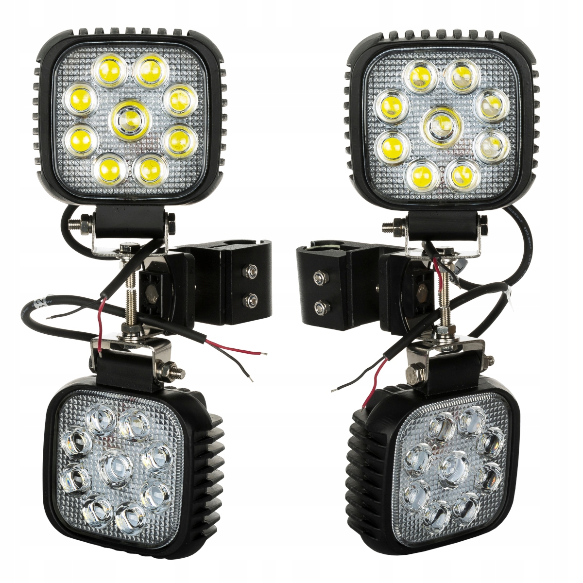 

Lampa robocza Led z uchwytem bocznym 4szt 108W Moc
