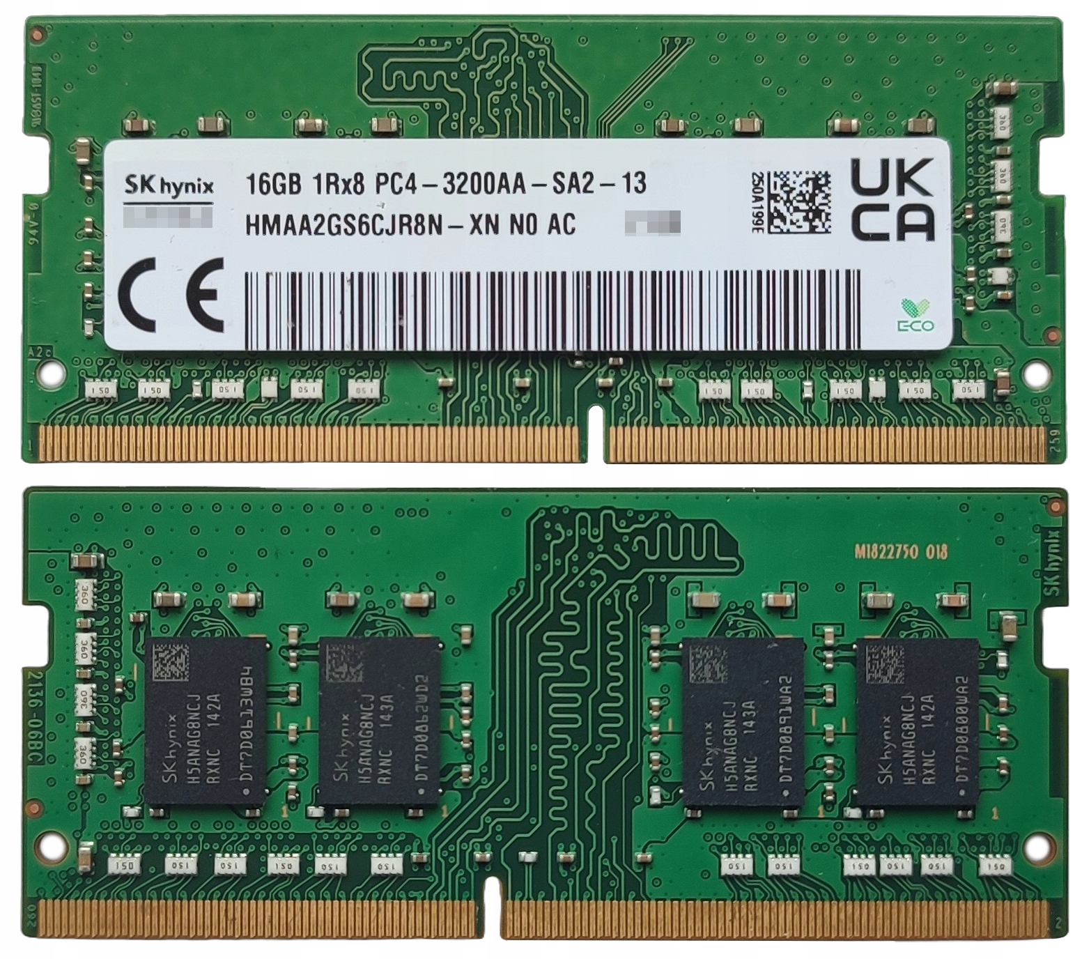 (n) 16GB 1*16GB Hynix DDR4 3200MHz 1,2V HMAA2GS6CJR8N-XN