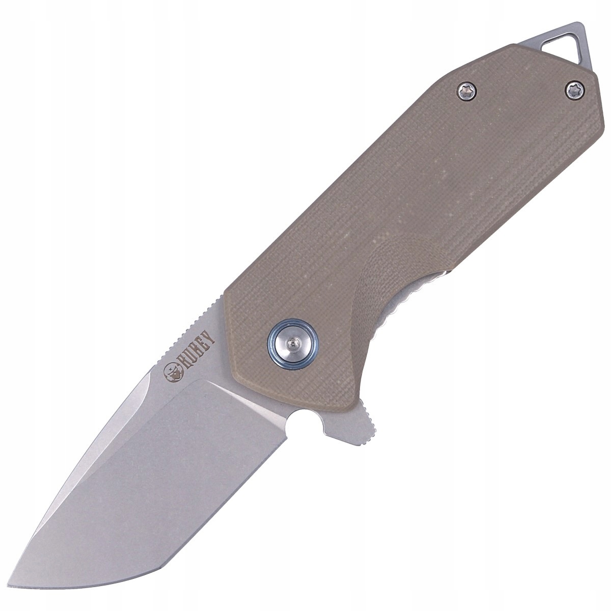 Nůž zavírací Kubey Campe KU203C Tan G10, pískovaný D2