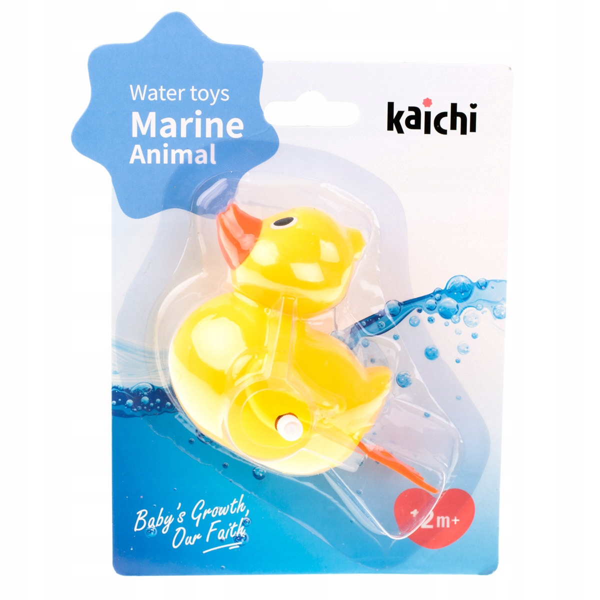 ZABAWKA DO KĄPIELI NAKRĘCANA PŁYWAJĄCA KACZKA Marka Ikonka