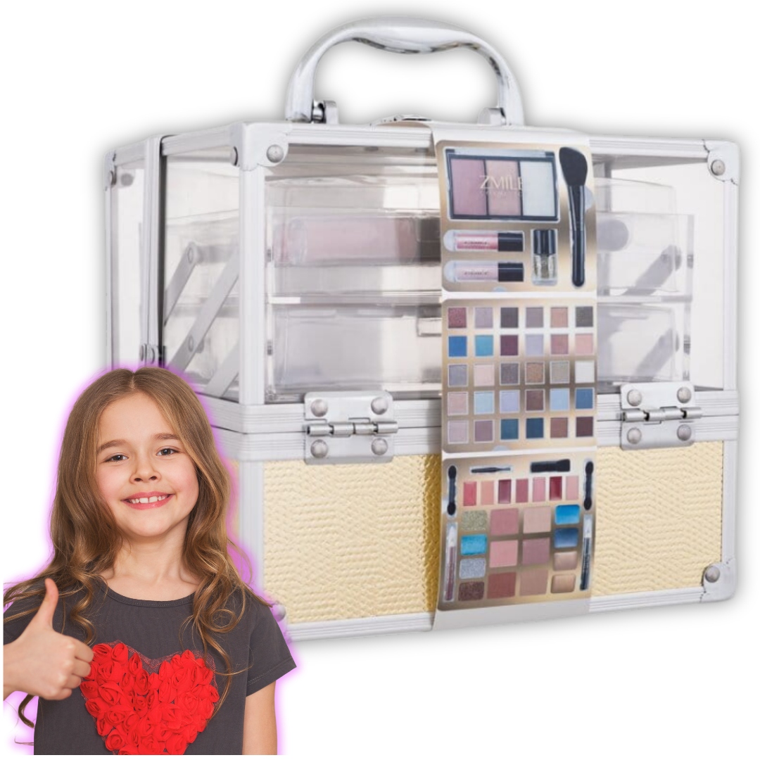 Idealny Prezent* dla Niej Dziewczynki Córki Duży Kuferek Z Kosmetykami