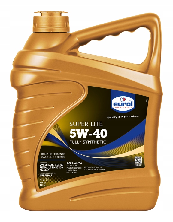 

Eurol Lite 5W-40 Sn Cf 4L