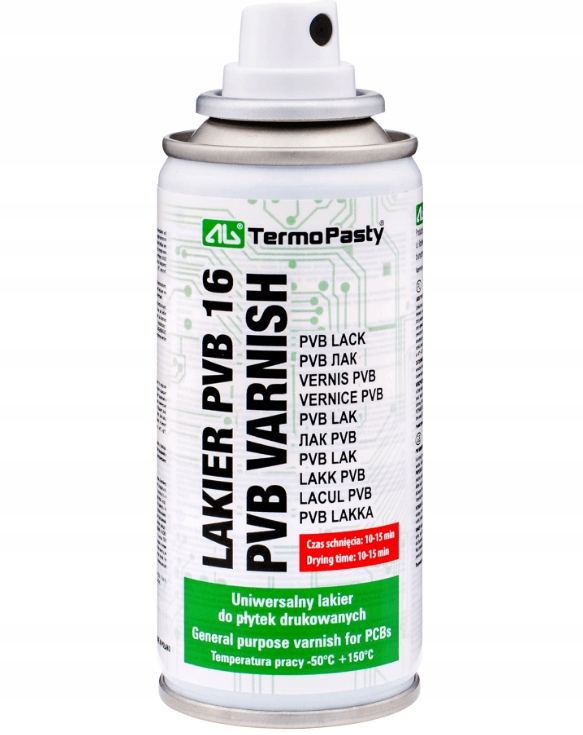 

Lakier Pvb 16 400 ml chroni Pcb przed korozją