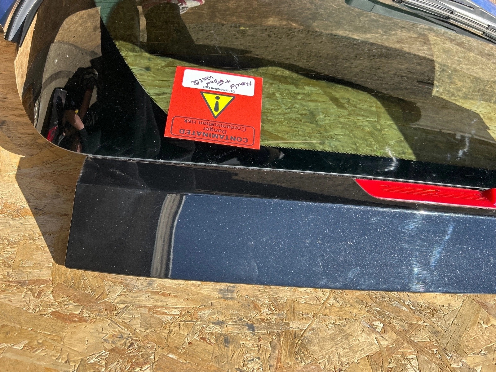 trunk door boot rear part Opel Adam blue