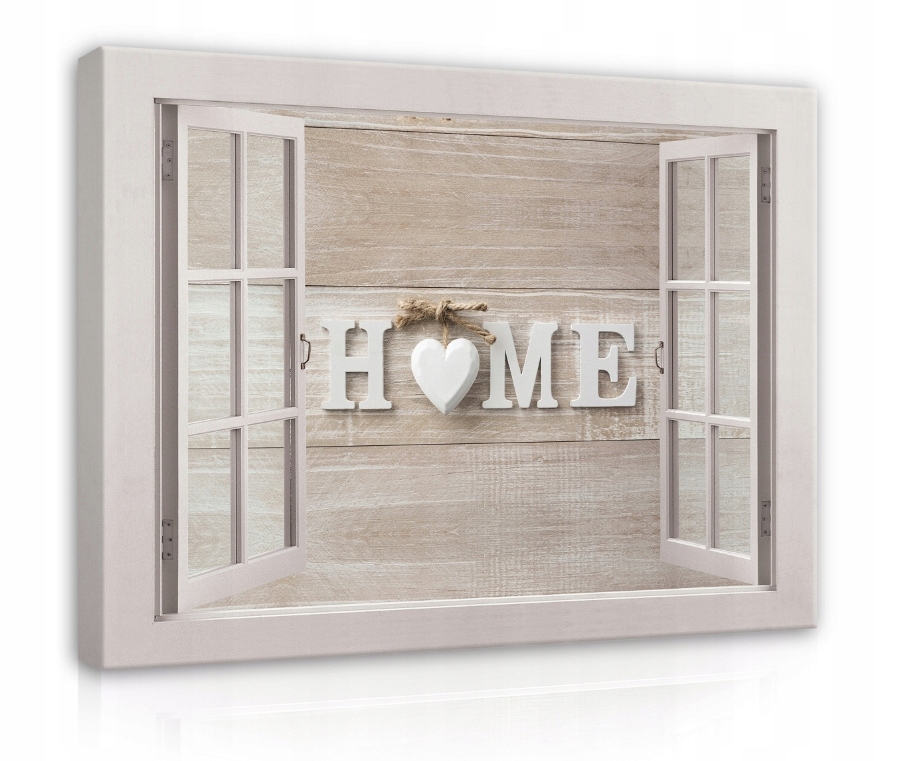 Obraz 120x80 Útulný rodinný dům teplo klid okno moderní 3D dekorace