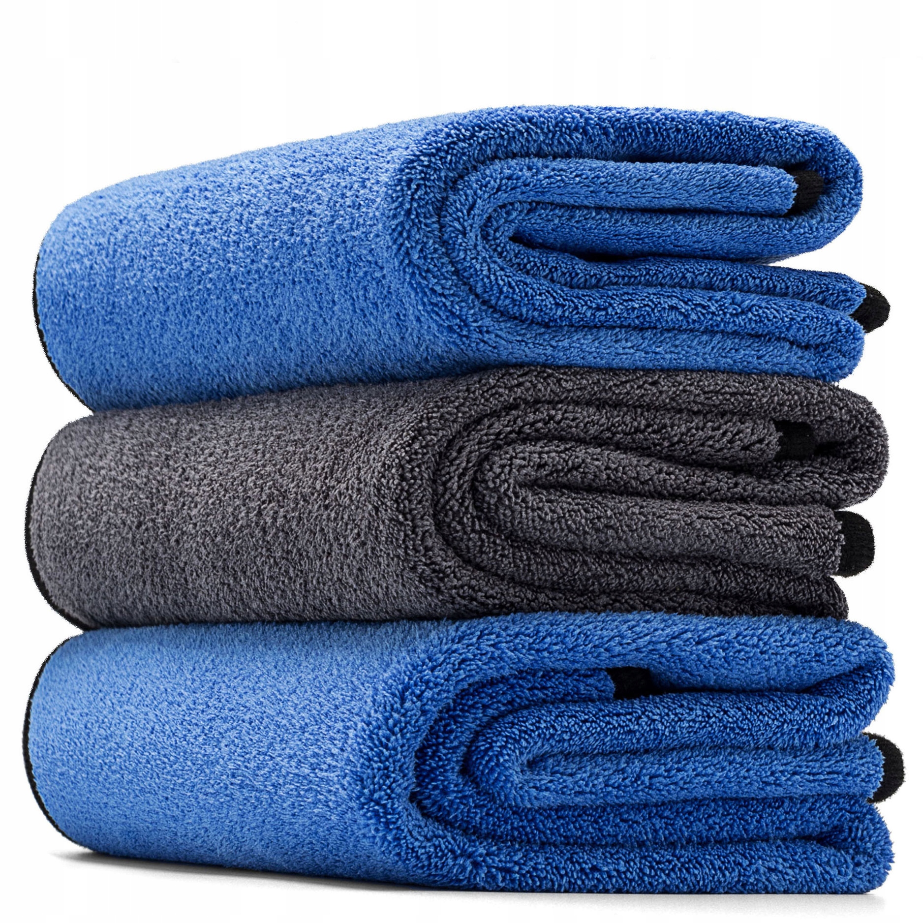 3x Ręcznik Mikrofibra do Osuszania Samochodu Auta Lakieru 60x40cm Chłonny